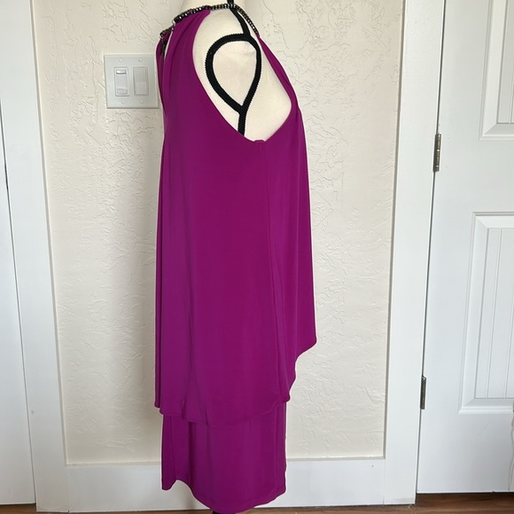 Scarlett Size 10, Sleeveless, Black Faux Diamonds around neck piece. - Picture 2 of 5